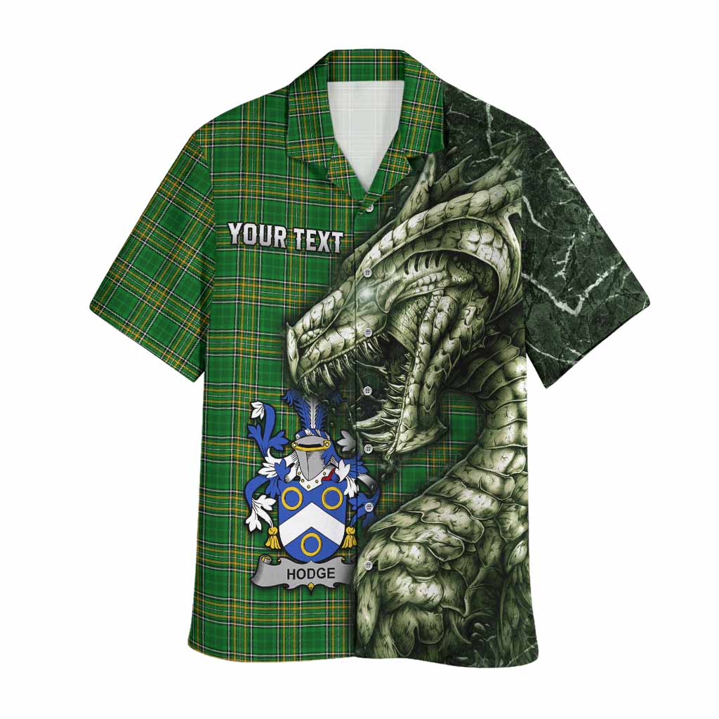 Hodge Irish Clan Hawaiian Shirt Irish Roots Dragon Soul