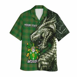 Melody Irish Clan Hawaiian Shirt Irish Roots Dragon Soul