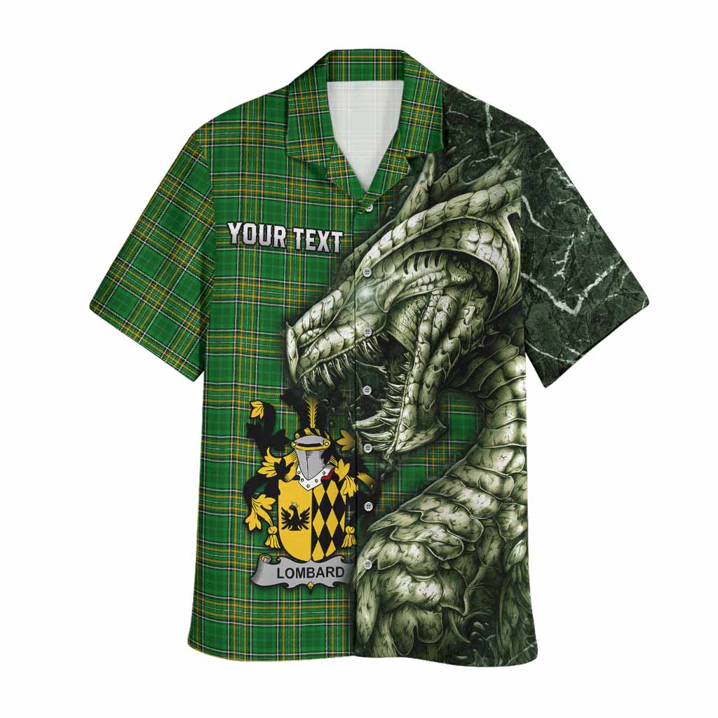 Lombard Irish Clan Hawaiian Shirt Irish Roots Dragon Soul