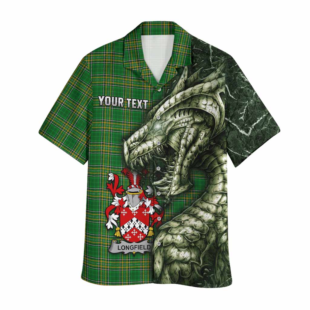 Longfield Irish Clan Hawaiian Shirt Irish Roots Dragon Soul