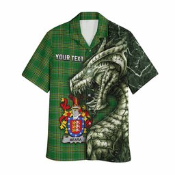 Meara Irish Clan Hawaiian Shirt Irish Roots Dragon Soul