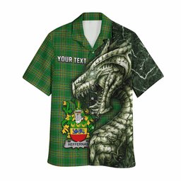 Heffernan Irish Clan Hawaiian Shirt Irish Roots Dragon Soul