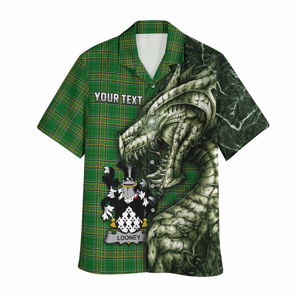 Looney Irish Clan Hawaiian Shirt Irish Roots Dragon Soul