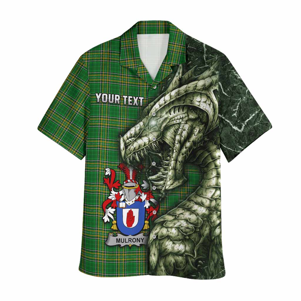 Mulrony Irish Clan Hawaiian Shirt Irish Roots Dragon Soul