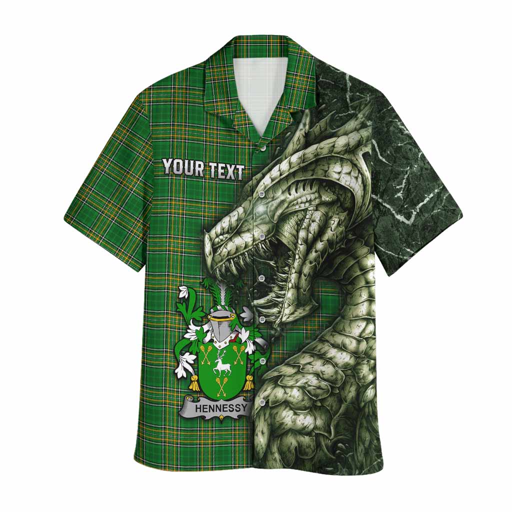 Hennessy Irish Clan Hawaiian Shirt Irish Roots Dragon Soul