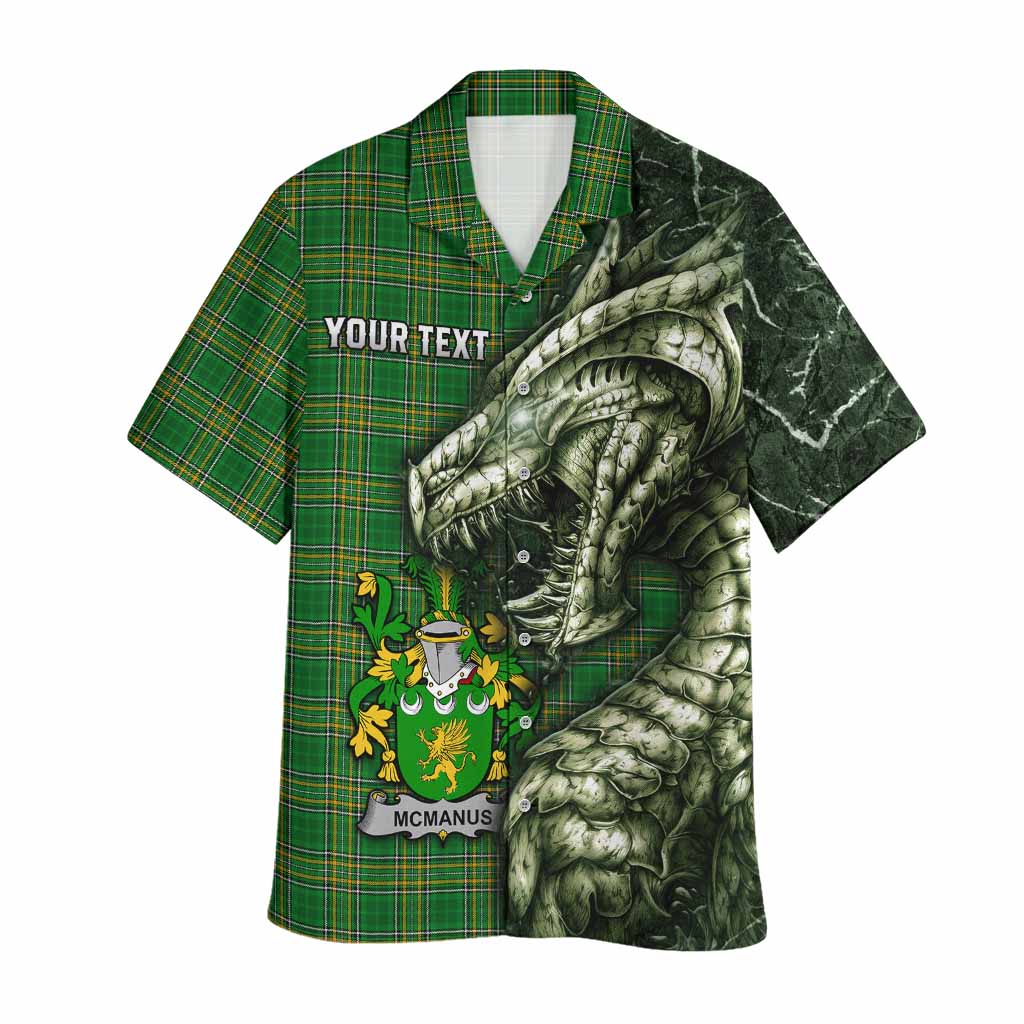 McManus Irish Clan Hawaiian Shirt Irish Roots Dragon Soul