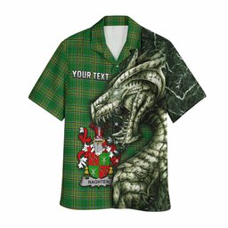 Naghten Irish Clan Hawaiian Shirt Irish Roots Dragon Soul