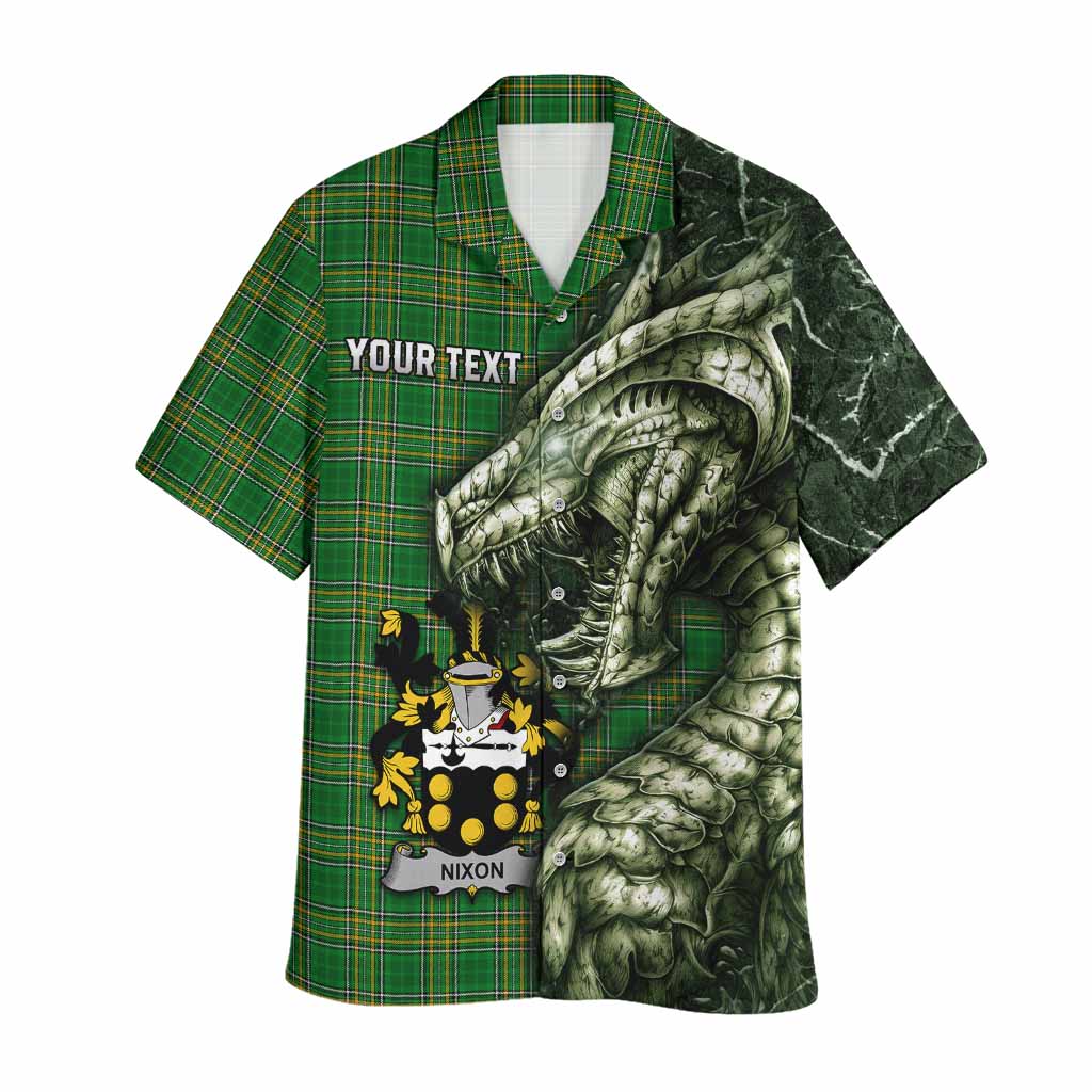 Nixon Irish Clan Hawaiian Shirt Irish Roots Dragon Soul