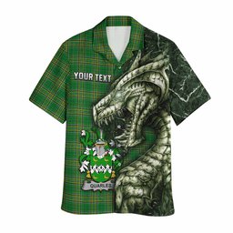 Quarles Irish Clan Hawaiian Shirt Irish Roots Dragon Soul