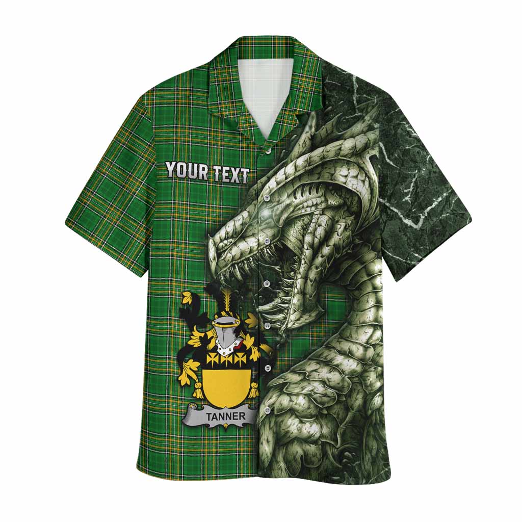 Tanner Irish Clan Hawaiian Shirt Irish Roots Dragon Soul