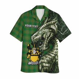 Tanner Irish Clan Hawaiian Shirt Irish Roots Dragon Soul