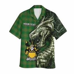 Owgan Irish Clan Hawaiian Shirt Irish Roots Dragon Soul