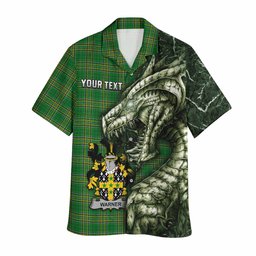 Warner Irish Clan Hawaiian Shirt Irish Roots Dragon Soul