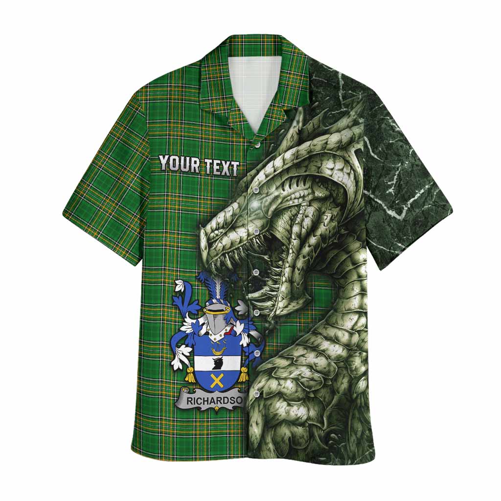 Richardson Irish Clan Hawaiian Shirt Irish Roots Dragon Soul