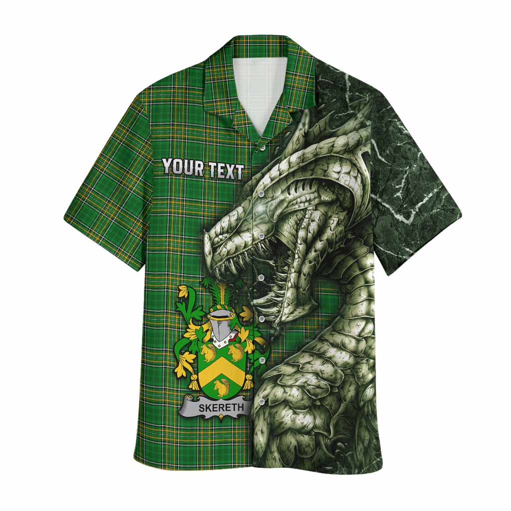 Skereth Irish Clan Hawaiian Shirt Irish Roots Dragon Soul