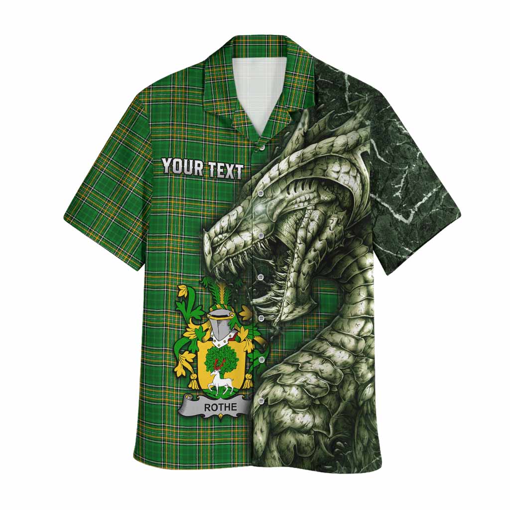 Rothe Irish Clan Hawaiian Shirt Irish Roots Dragon Soul