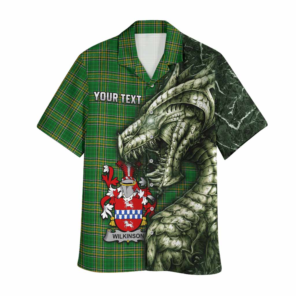 Wilkinson Irish Clan Hawaiian Shirt Irish Roots Dragon Soul