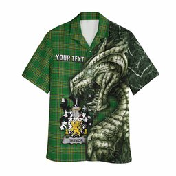 Trevor Irish Clan Hawaiian Shirt Irish Roots Dragon Soul