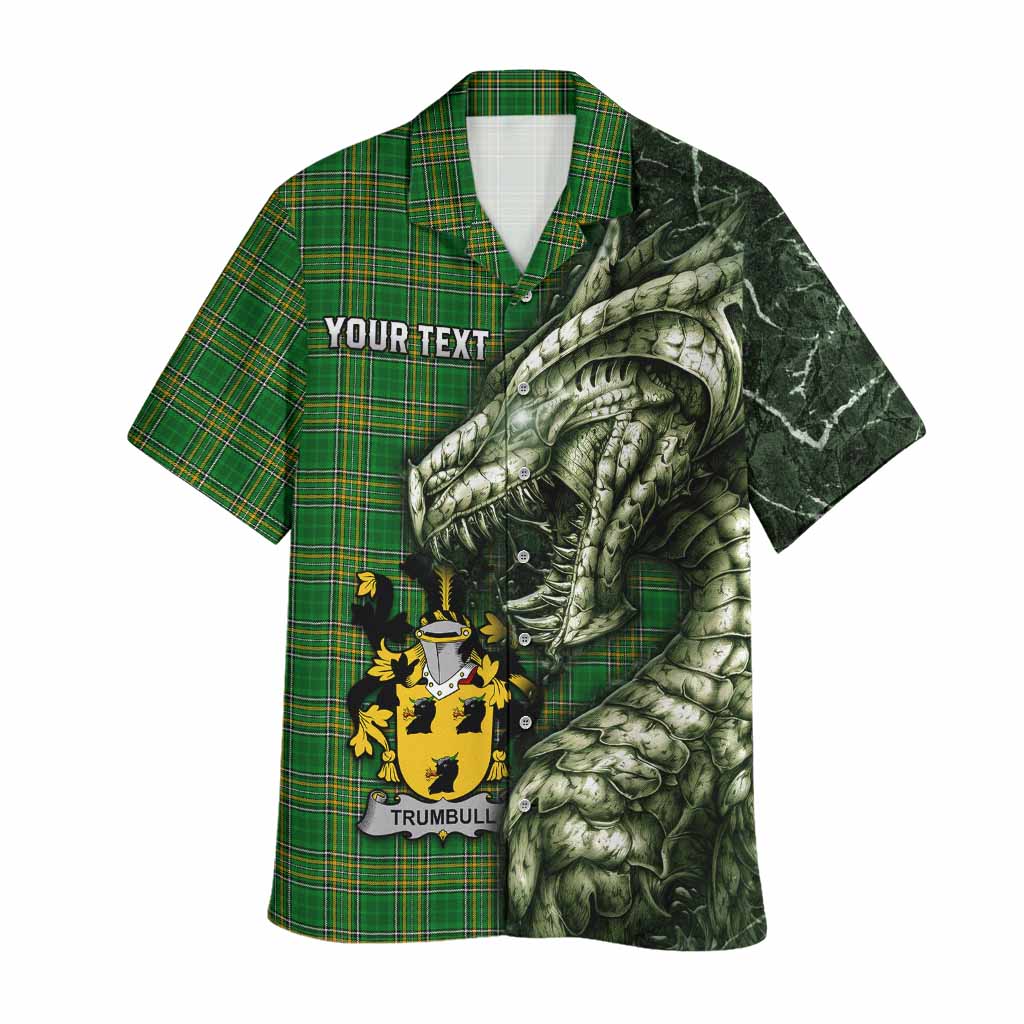 Trumbull Irish Clan Hawaiian Shirt Irish Roots Dragon Soul