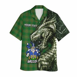 Owen Irish Clan Hawaiian Shirt Irish Roots Dragon Soul