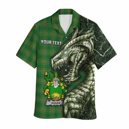 Rogan Irish Clan Hawaiian Shirt Irish Roots Dragon Soul