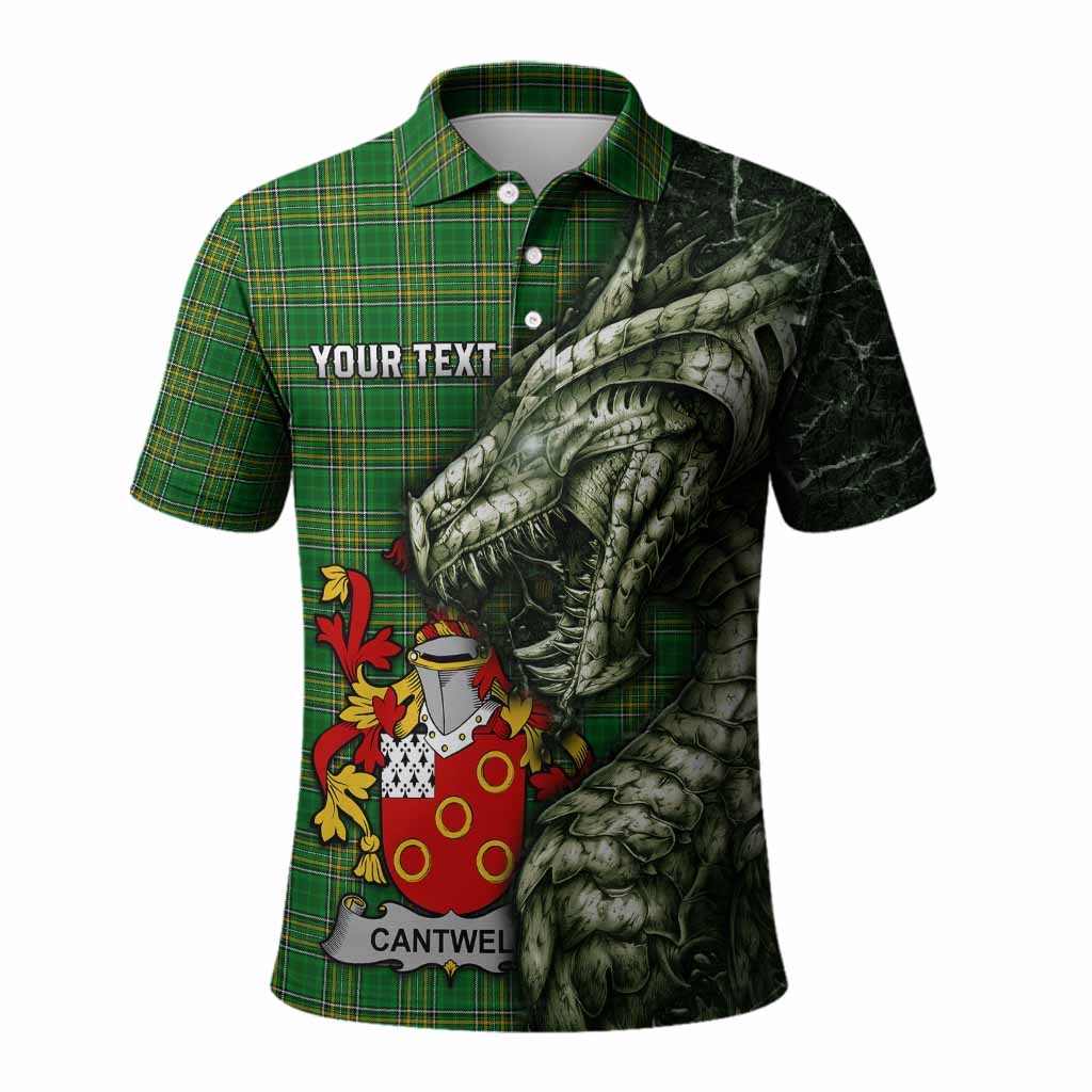 Cantwell Irish Clan Polo Shirt Irish Roots Dragon Soul