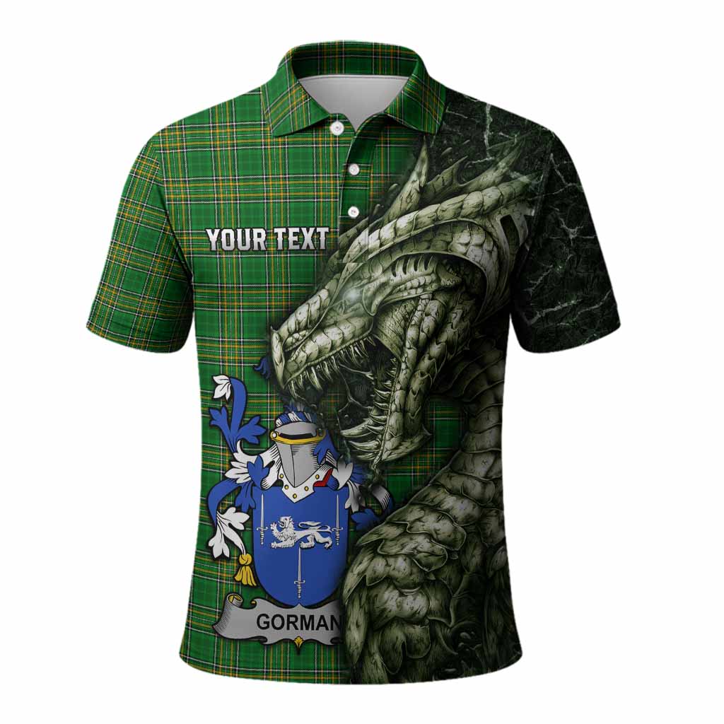 Gorman Irish Clan Polo Shirt Irish Roots Dragon Soul