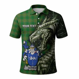 Gorman Irish Clan Polo Shirt Irish Roots Dragon Soul