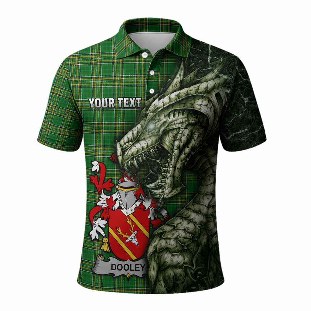 Dooley Irish Clan Polo Shirt Irish Roots Dragon Soul
