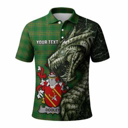 Dooley Irish Clan Polo Shirt Irish Roots Dragon Soul