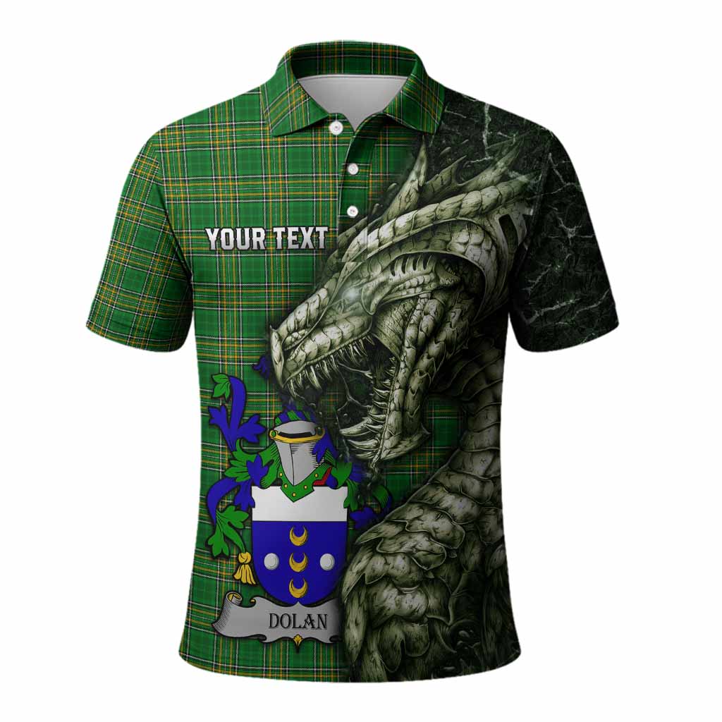 Dolan Irish Clan Polo Shirt Irish Roots Dragon Soul