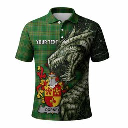 Dorney Irish Clan Polo Shirt Irish Roots Dragon Soul