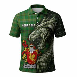 McGillicuddy Irish Clan Polo Shirt Irish Roots Dragon Soul