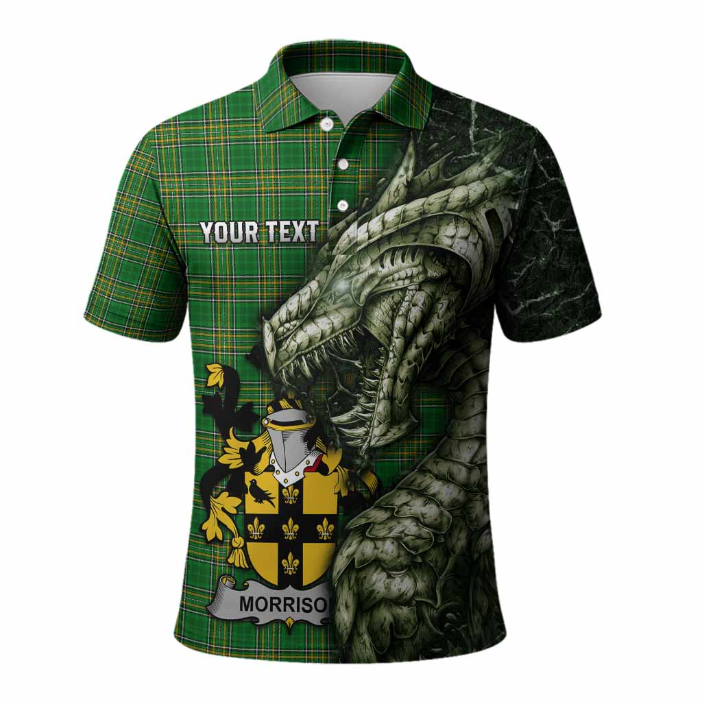 Morrison Irish Clan Polo Shirt Irish Roots Dragon Soul