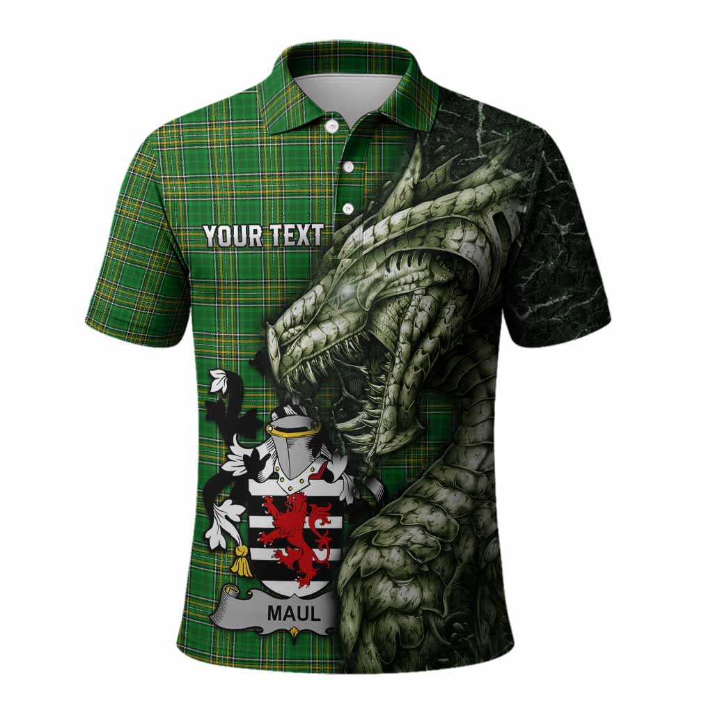 Maul Irish Clan Polo Shirt Irish Roots Dragon Soul