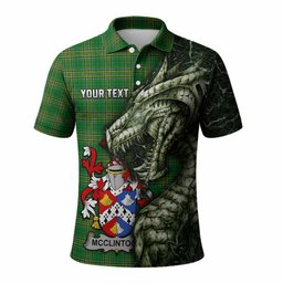 McClintock Irish Clan Polo Shirt Irish Roots Dragon Soul