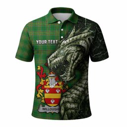 Willoughby Irish Clan Polo Shirt Irish Roots Dragon Soul