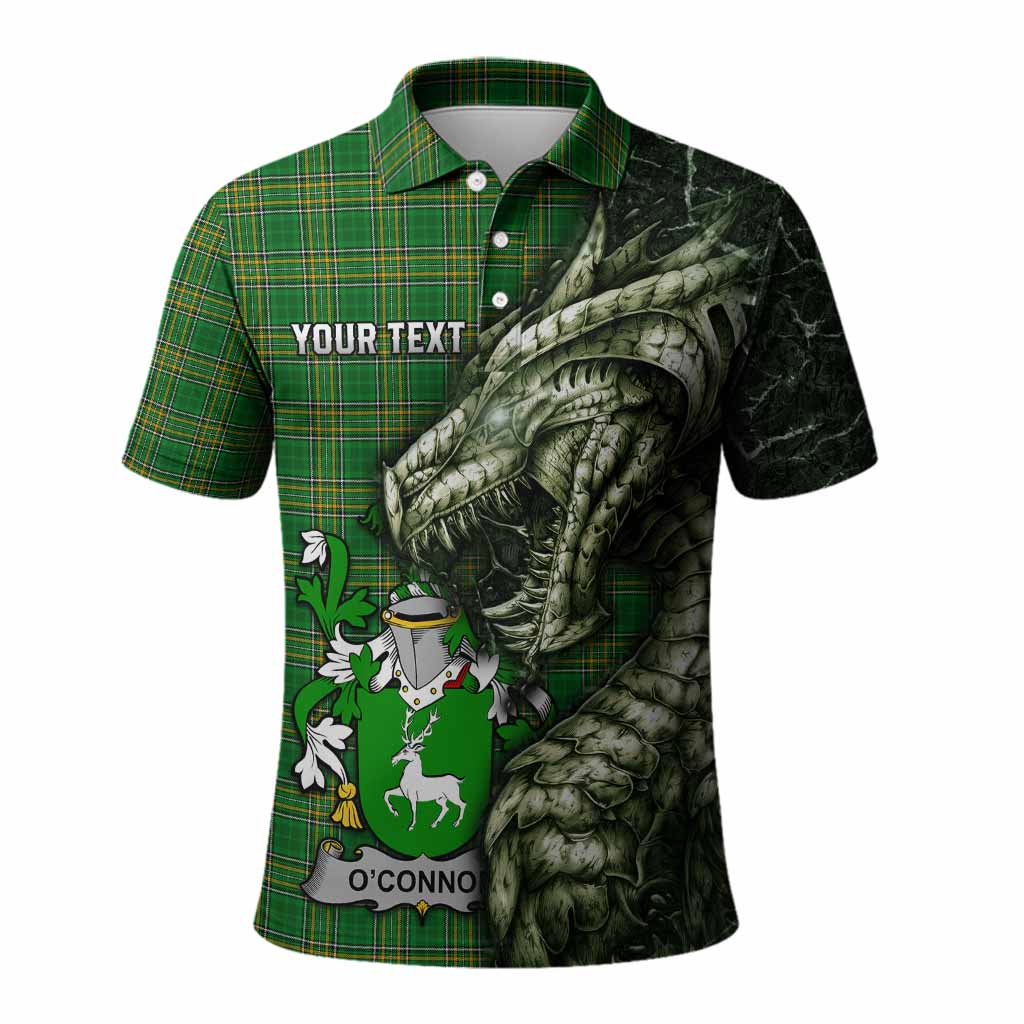 O'Connor Irish Clan Polo Shirt Irish Roots Dragon Soul
