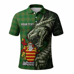 Poyntz Irish Clan Polo Shirt Irish Roots Dragon Soul