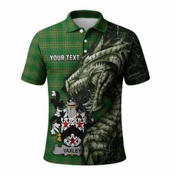 Yaxley Irish Clan Polo Shirt Irish Roots Dragon Soul