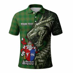 Wybrants Irish Clan Polo Shirt Irish Roots Dragon Soul