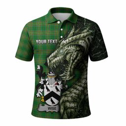 Wise Irish Clan Polo Shirt Irish Roots Dragon Soul
