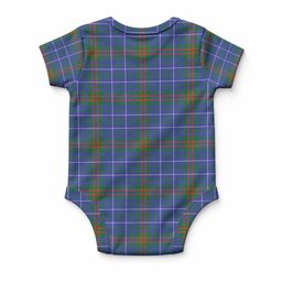 Edmonstone Tartan Baby Onesie , Plaid Infant Bodysuit for Boys & Girls (0-24M), Snap Closure Newborn Romper for Holiday & Photoshoot