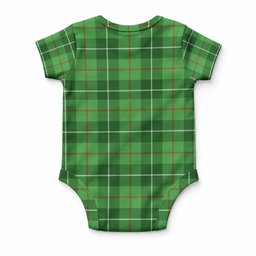 Boyle Tartan Baby Onesie , Plaid Infant Bodysuit for Boys & Girls (0-24M), Snap Closure Newborn Romper for Holiday & Photoshoot