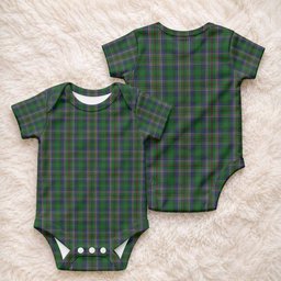 Cockburn Tartan Baby Onesie , Plaid Infant Bodysuit for Boys & Girls (0-24M), Snap Closure Newborn Romper for Holiday & Photoshoot