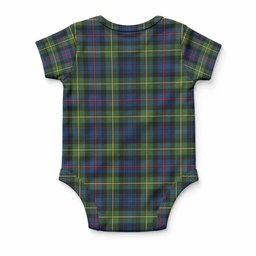 Baillie (Bailey) Tartan Baby Onesie , Plaid Infant Bodysuit for Boys & Girls (0-24M), Snap Closure Newborn Romper for Holiday & Photoshoot