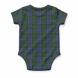 Colquhoun Tartan Baby Onesie , Plaid Infant Bodysuit for Boys & Girls (0-24M), Snap Closure Newborn Romper for Holiday & Photoshoot