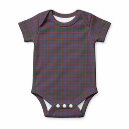 Cumming Tartan Baby Onesie , Plaid Infant Bodysuit for Boys & Girls (0-24M), Snap Closure Newborn Romper for Holiday & Photoshoot