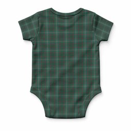 Armagh Tartan Baby Onesie , Plaid Infant Bodysuit for Boys & Girls (0-24M), Snap Closure Newborn Romper for Holiday & Photoshoot