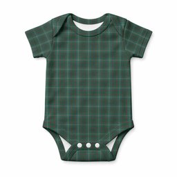 Armagh Tartan Baby Onesie , Plaid Infant Bodysuit for Boys & Girls (0-24M), Snap Closure Newborn Romper for Holiday & Photoshoot
